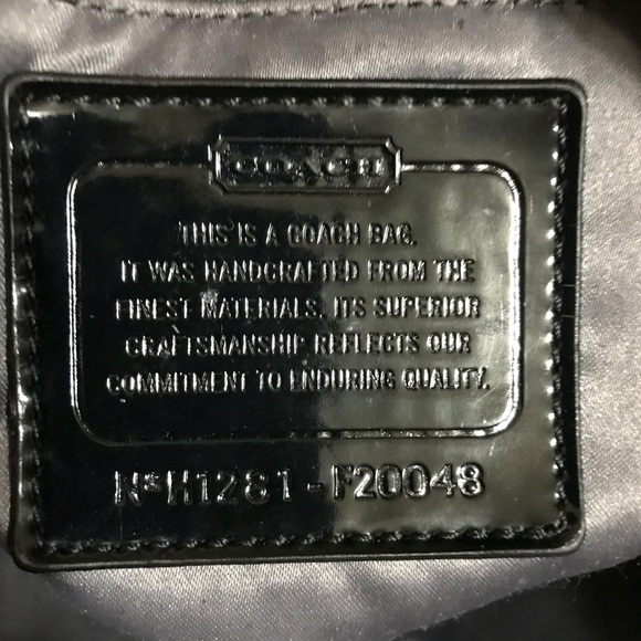 HP👜 Coach Poppy Purple Ocelot Purse H1281-120048 - Picture 5 of 7